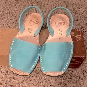 Pons EUC Aqua Blue size 7